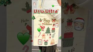 UV and DTG Printer Christmas Samples Printing Demo #shorts #printing #dtg  #uvprinter#printondemand