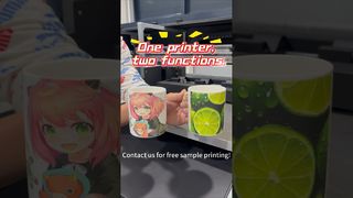 One Printer, Two Solutions – UV0609 Ultra for Mugs & Round Bottles.#shorts #printing #uvprinter #uv