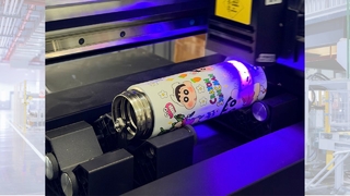 UV0609 with rotary tool—print tumblers directly
